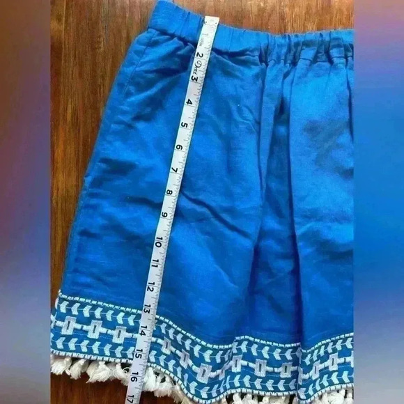 J Crew Women’s Size XXS Blue and White Skirt - Picture 4 of 5